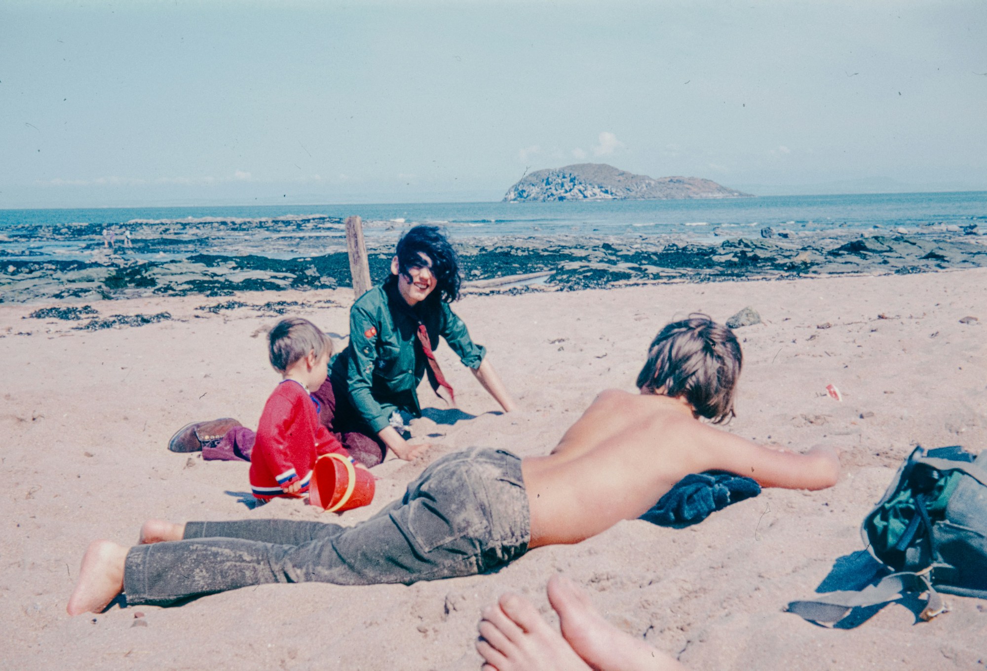 Family on a beach